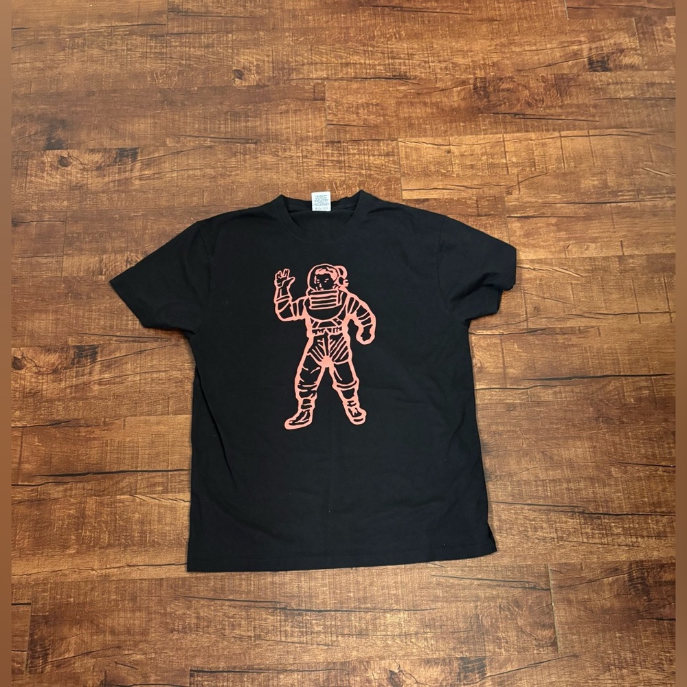 Vintage Billionaire Boys Club Rose Astronaut Graphic Black T-Shirt Size XL